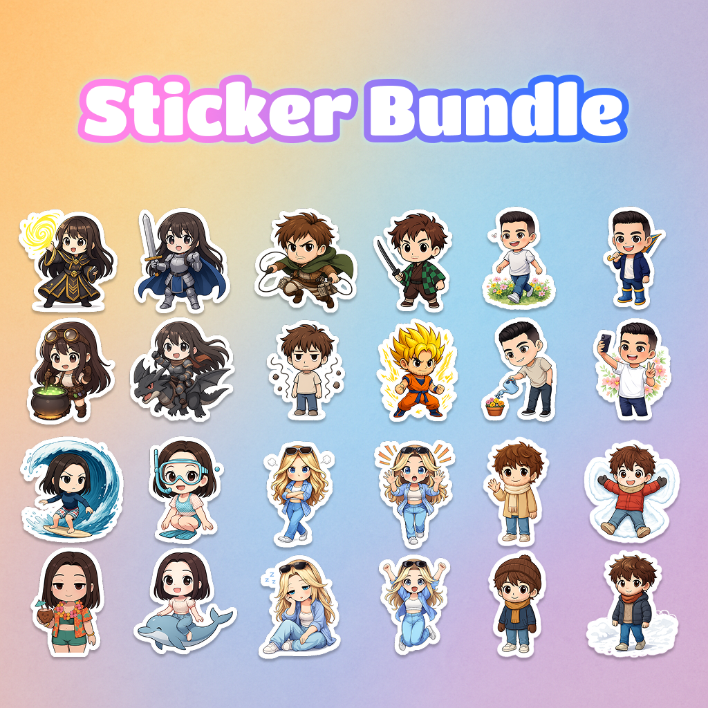 Turn People Into Stickers - From Your Photo