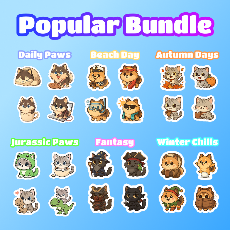 Custom Pet Stickers - From Your Photo