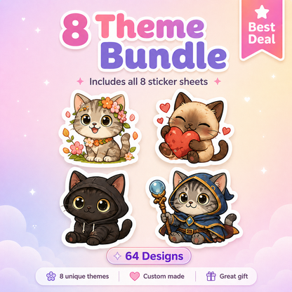 Monthly Pet Stickers - From Your Photo