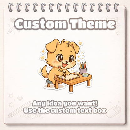 Monthly Pet Stickers - From Your Photo