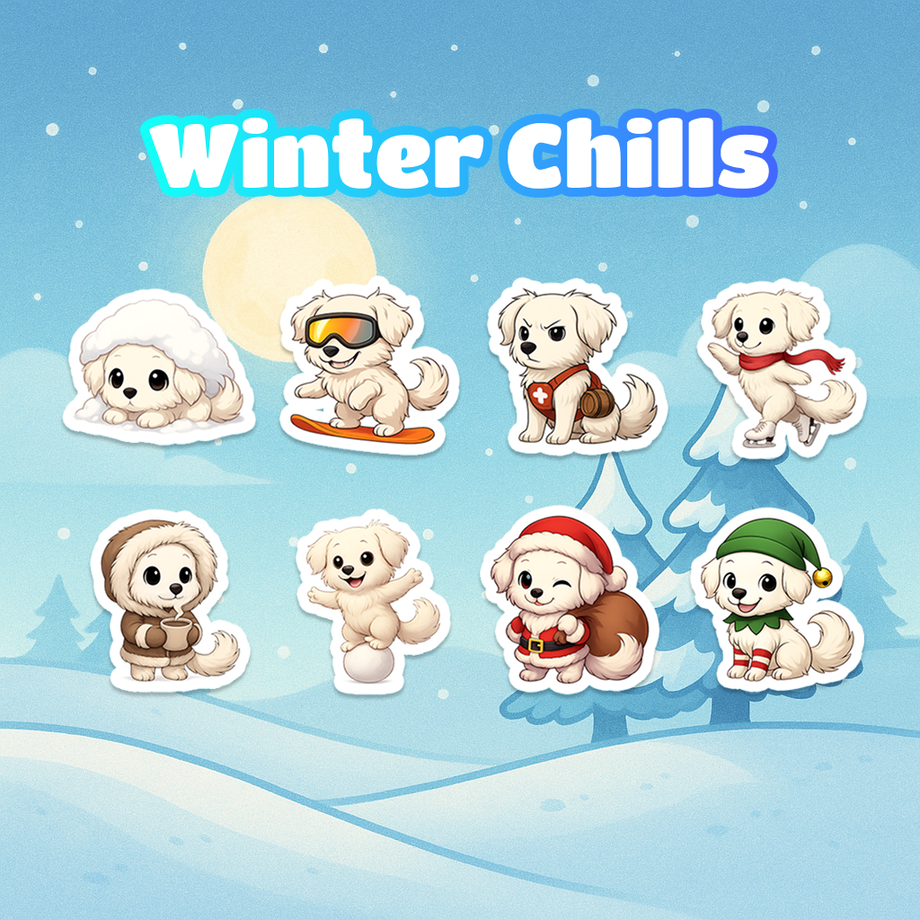 Monthly Pet Stickers - From Your Photo