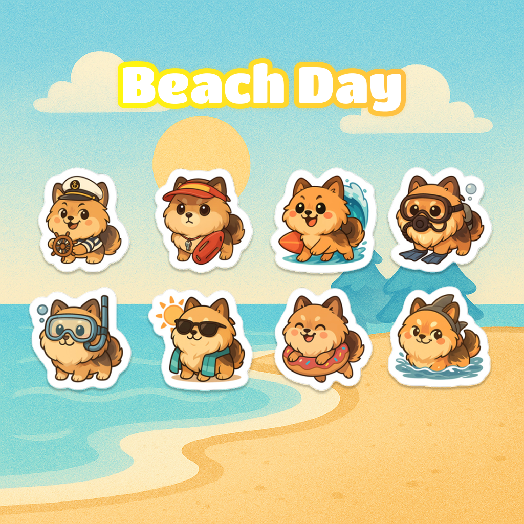 Monthly Pet Stickers - From Your Photo