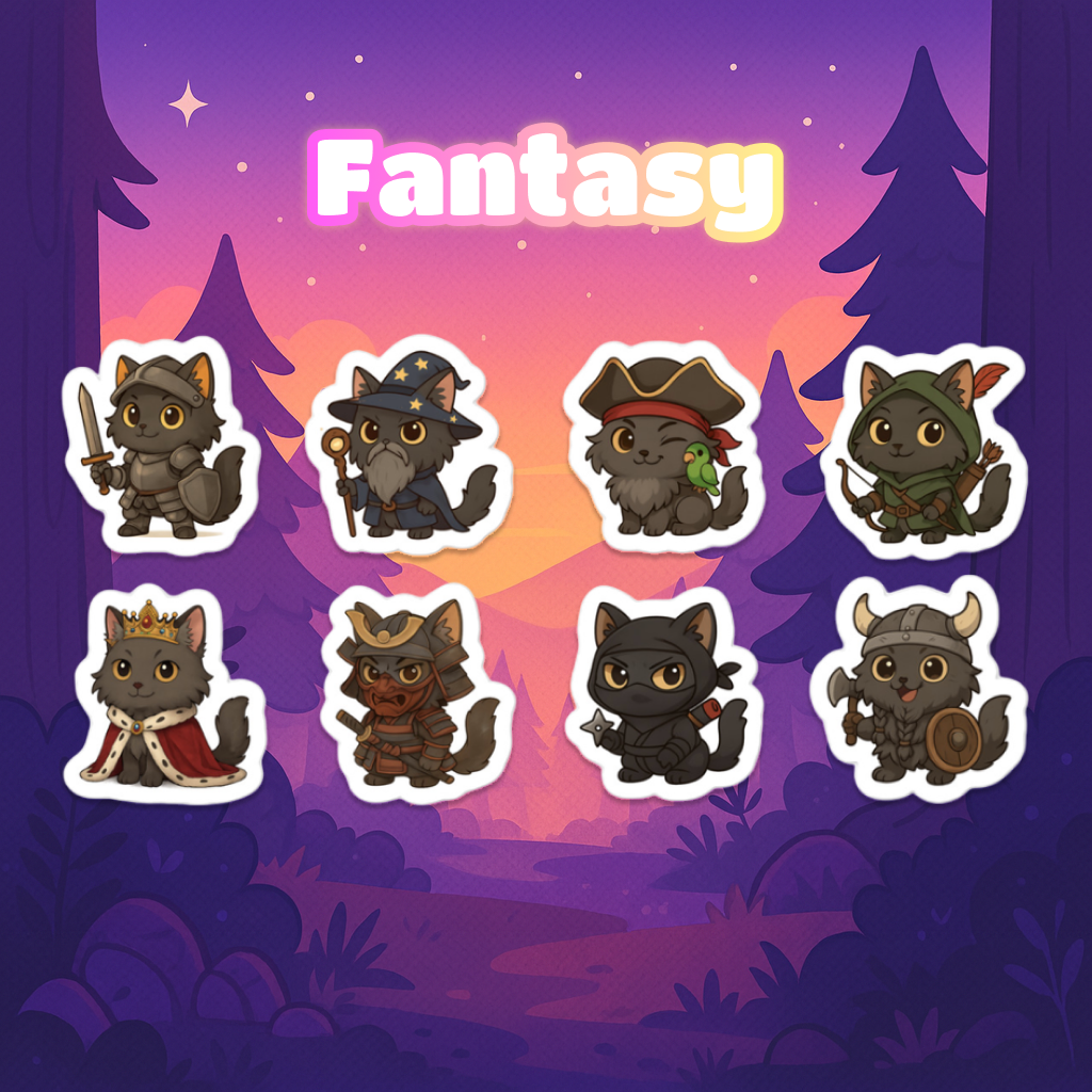 Monthly Pet Stickers - From Your Photo
