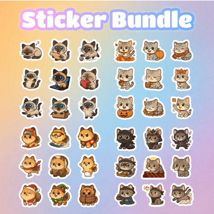 Custom Pet Stickers - From Your Photo