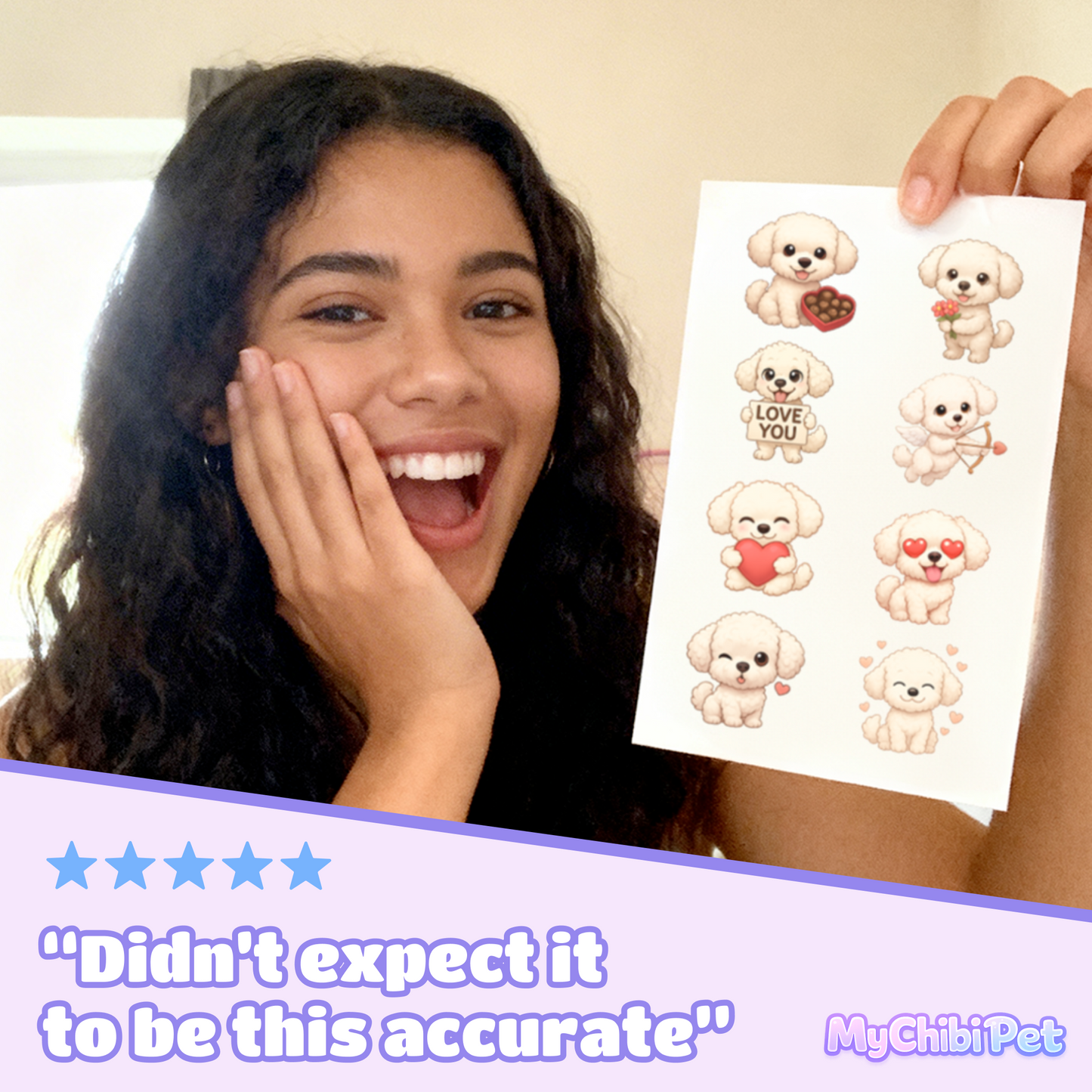 Monthly Pet Stickers - From Your Photo