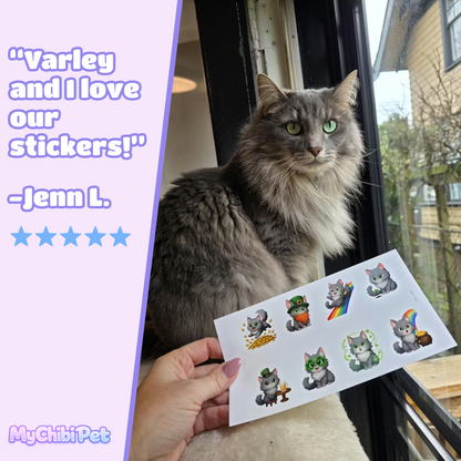Monthly Pet Stickers - From Your Photo