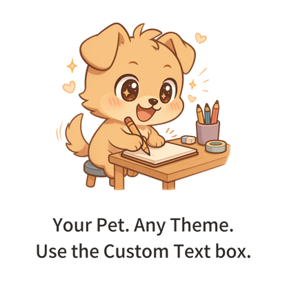 Custom Pet Stickers - From Your Photo