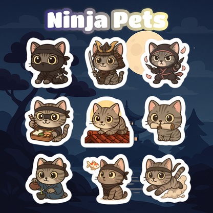 Custom Pet Stickers - From Your Photo